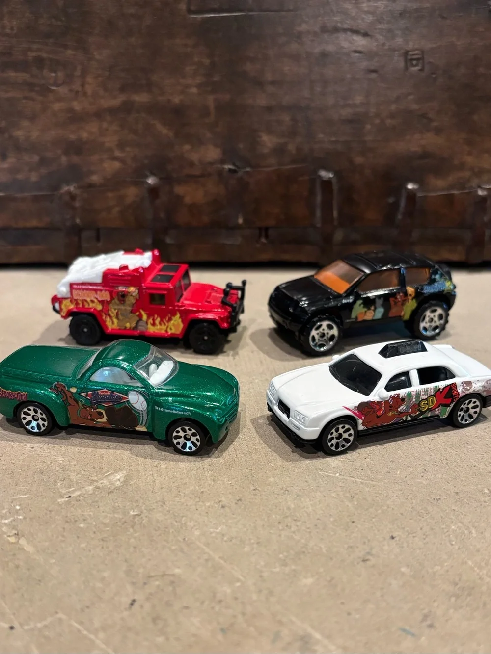Matchbox Scooby-Doo! Die-Cast Metal Cars. Lot of 4